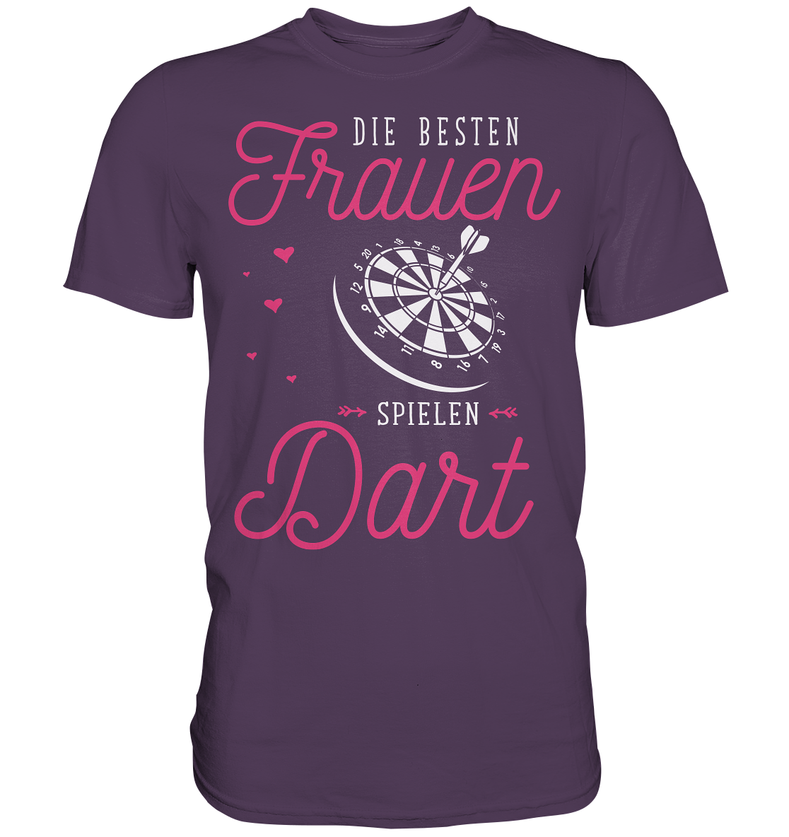 Dart Mädchen Dartspielerin Frauen Darts T-Shirt