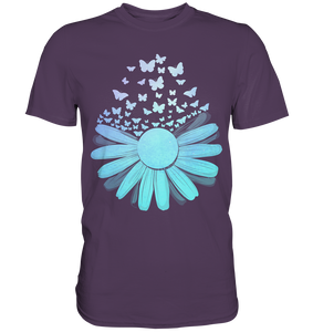 Gänseblume Pastel Schmetterlinge T-Shirt