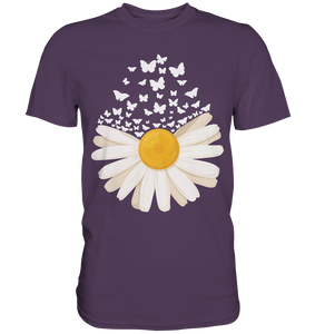 Gänseblume Schmetterlinge T-Shirt