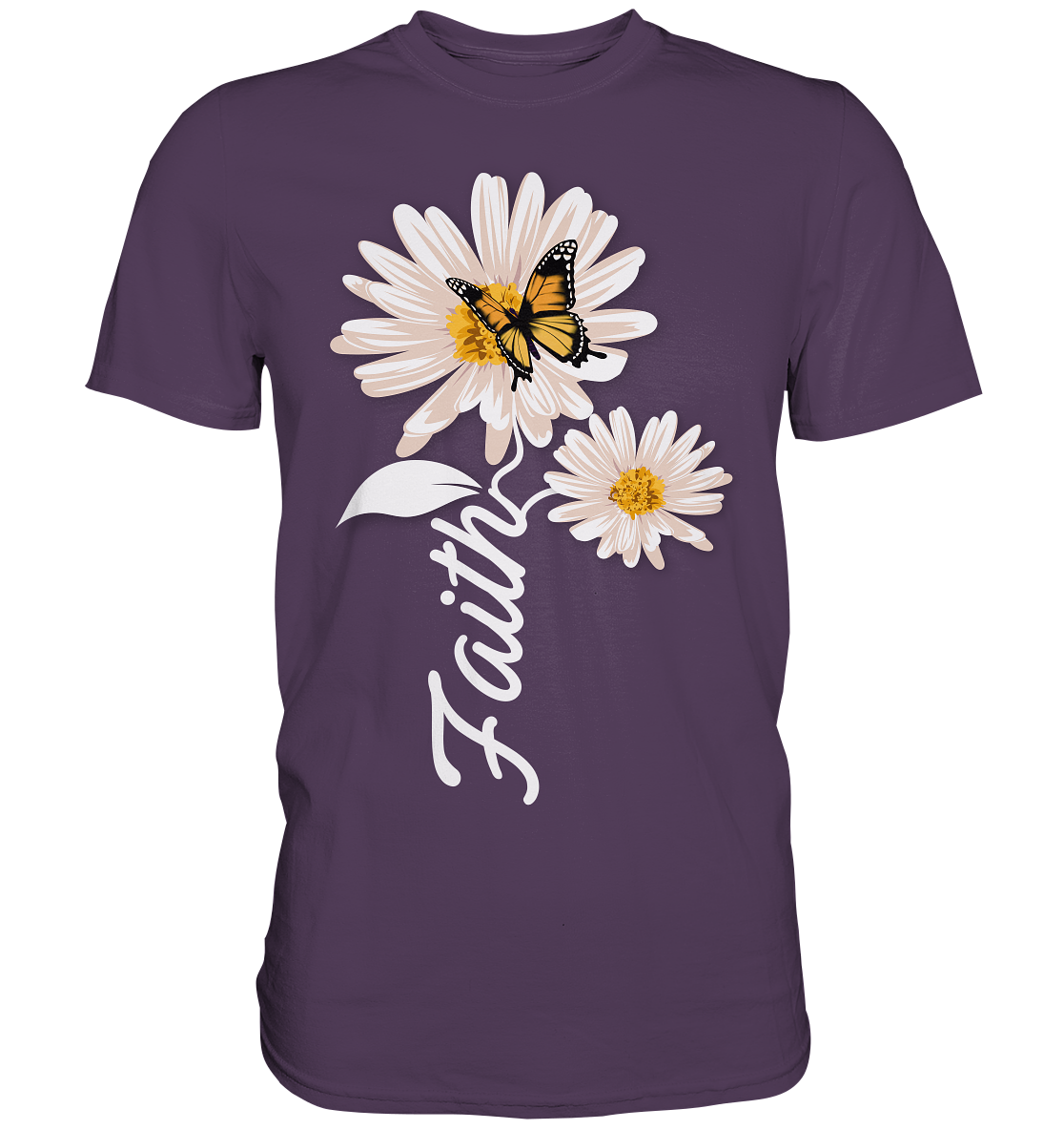 Glaube Frauen Schmetterling Faith T-Shirt