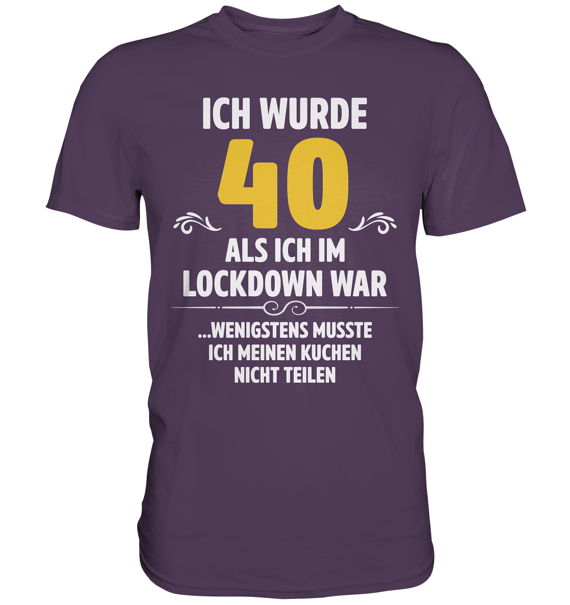 Lockdown personalisiertes Männer Frauen Geburtstag T-Shirt mit Wunschzahl