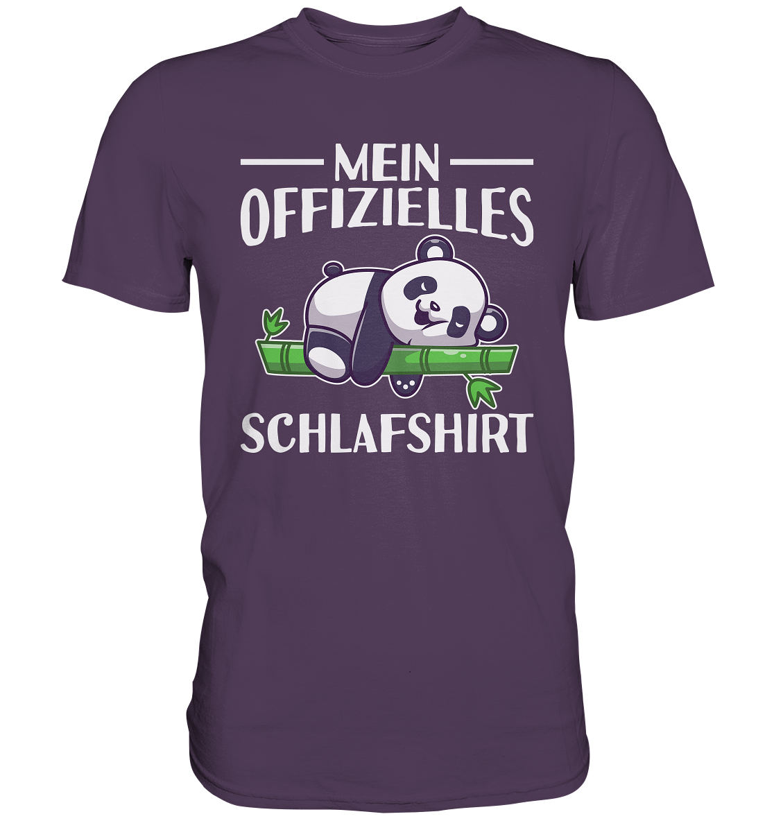Offizielles Schlafshirt Nachthemd Schlafanzug Pyjama Panda T-Shirt