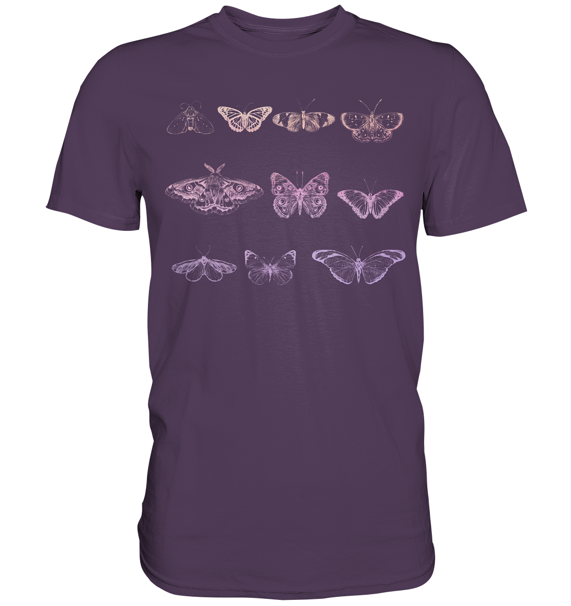 Rosa Schmetterlinge T-Shirt