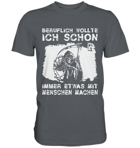 Sensenmann T-Shirt Sarkasmus Schwarzer Humor