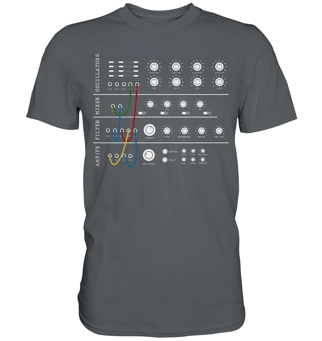 Modularer Synthesizer Analog T-Shirt