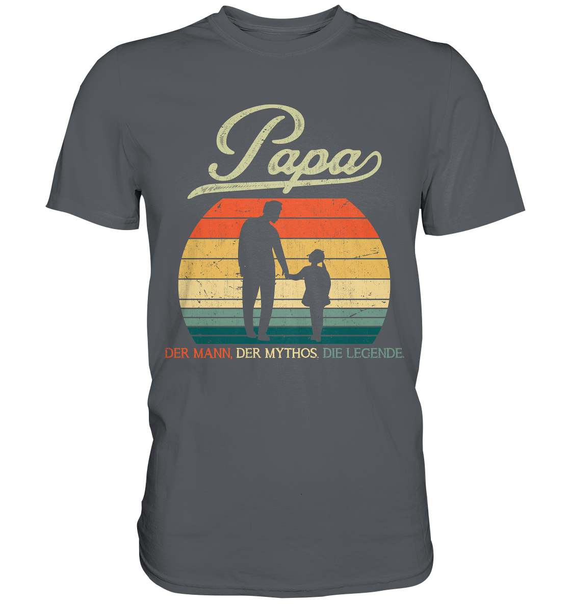 Papa Tochter Vater Geschenk Vatertag T-Shirt