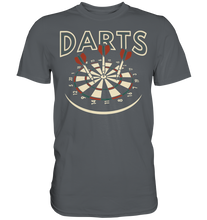 Laden Sie das Bild in den Galerie-Viewer, Vintage Darts Dartscheibe Sport Dartpfeile T-Shirt
