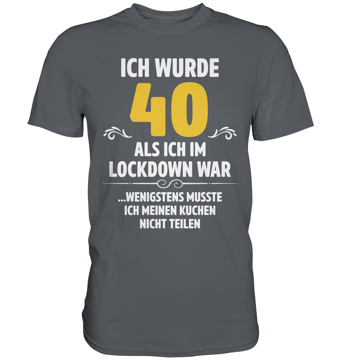 Lockdown personalisiertes Männer Frauen Geburtstag T-Shirt mit Wunschzahl