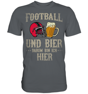 American Football und Bier T-Shirt