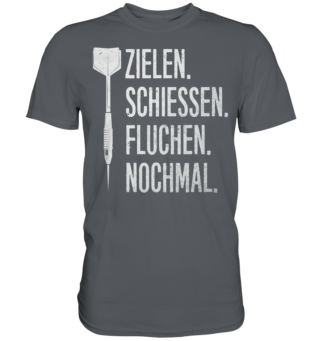 Lustiger Dart Spruch Dartpfeil Probleme T-Shirt