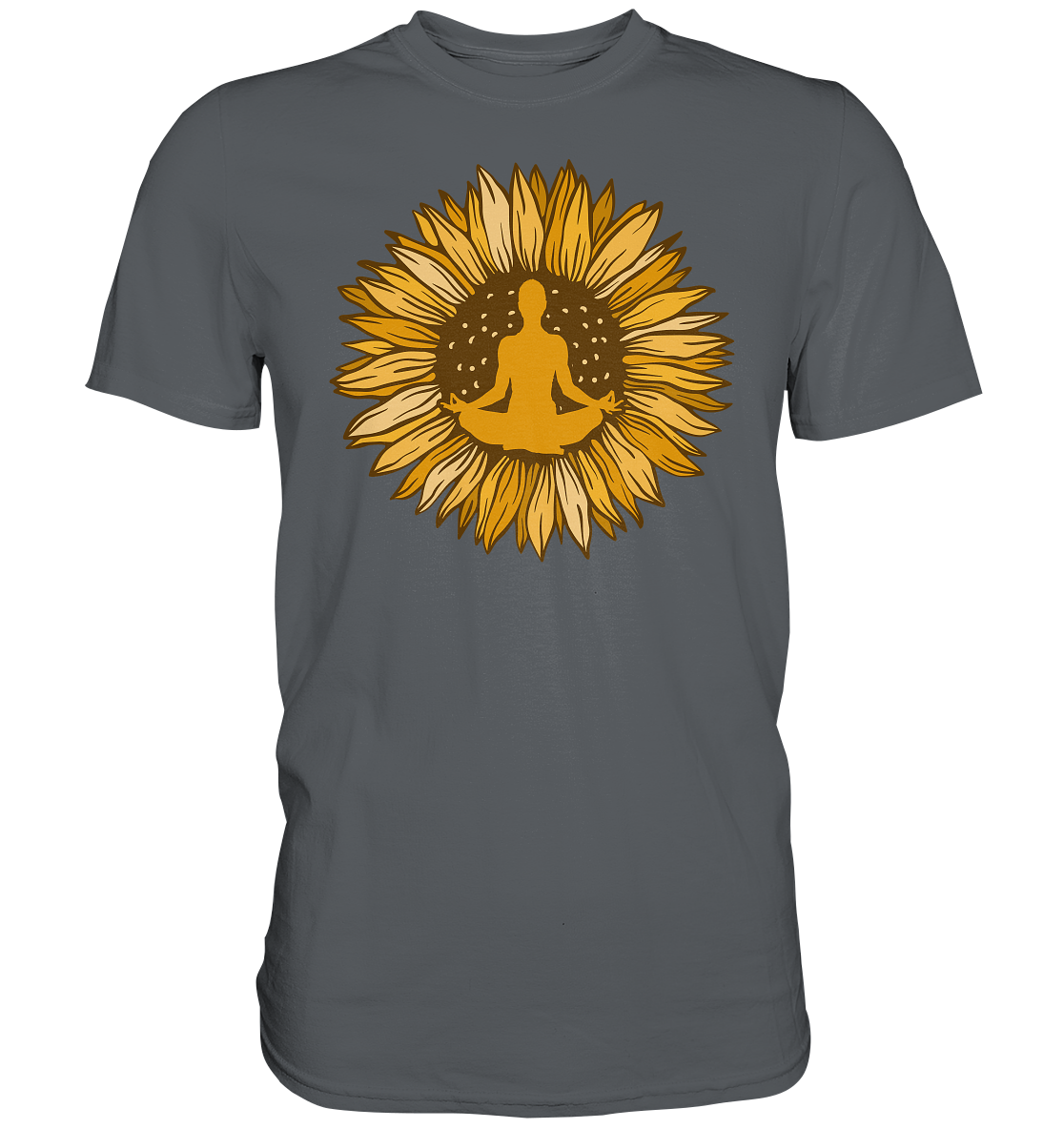 Yoga Sonnenblumen T-Shirt Gärtner Geschenk Garten Meditation