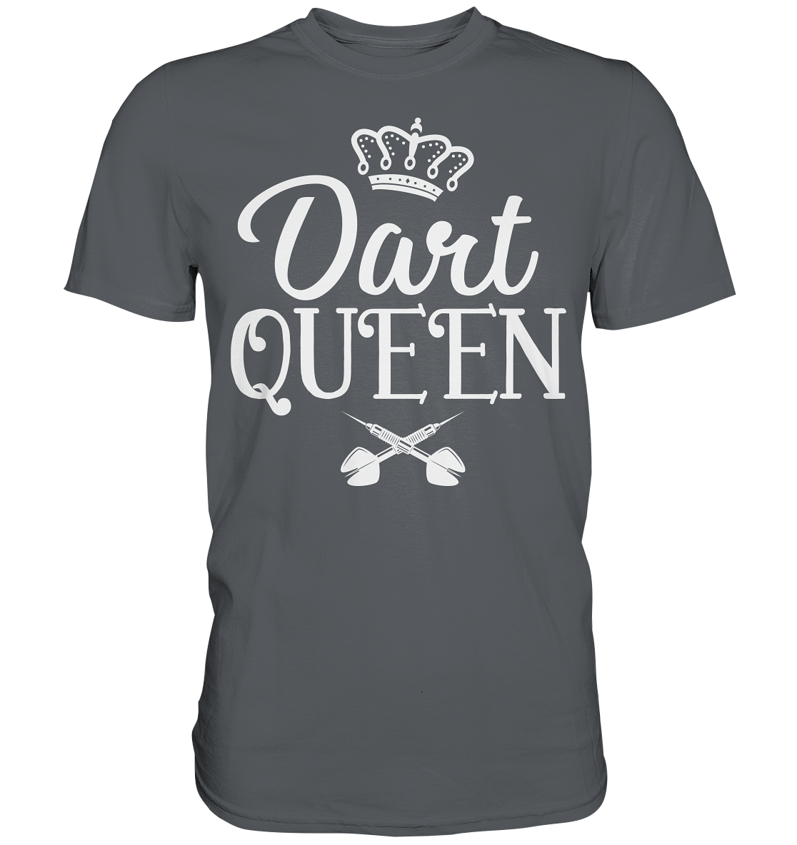 Dart Queen Frau Dartspielerin Darts T-Shirt