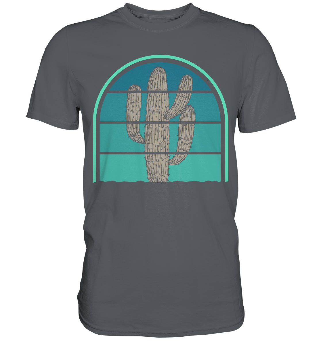 Retro Kaktus T-Shirt
