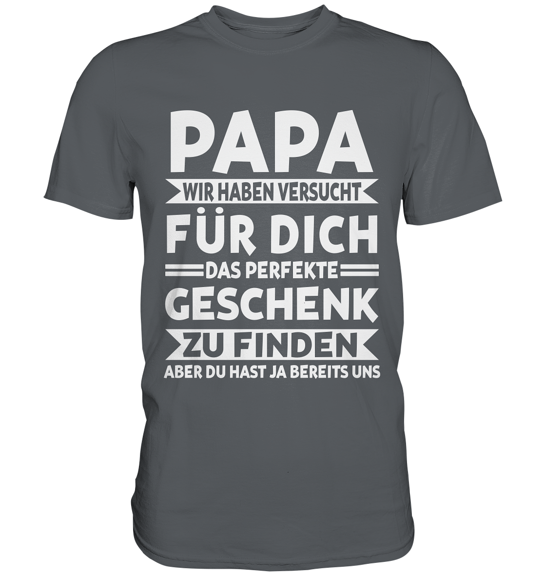 Papa Geschenk Vatertag Kinder Vater T-Shirt