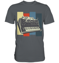Laden Sie das Bild in den Galerie-Viewer, Modular Synthesizer Keyboard Vintage Analog Katze T-Shirt
