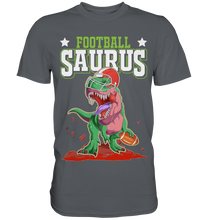 Laden Sie das Bild in den Galerie-Viewer, Dinosaurier American Football Dino T-Shirt
