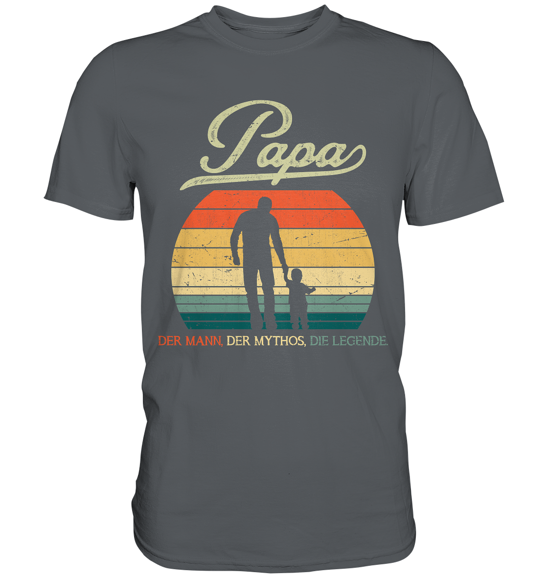 Papa Sohn Vatertag Geschenk Vater T-Shirt