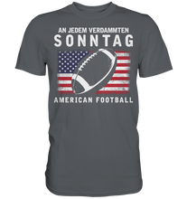 Laden Sie das Bild in den Galerie-Viewer, American Football Fan Sonntag Spieltag T-Shirt

