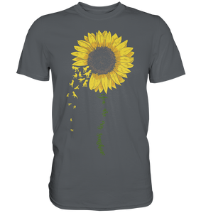 Dinosaurier Sonnenblumen T-Shirt Dino Garten Motiv Gärtner Geschenk