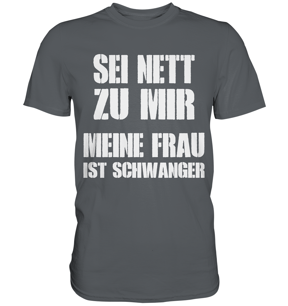 Meine Frau ist Schwanger Herren Premium T-Shirt