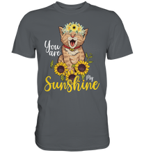 Laden Sie das Bild in den Galerie-Viewer, Katzenliebhaber Sonnenblumen Shirt Gärtner Katzen Geschenk Garten
