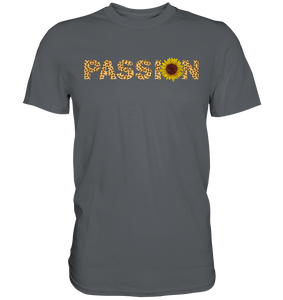 Passion Sonnenblumen T-Shirt Leidenschaft Gärtner Geschenk Garten