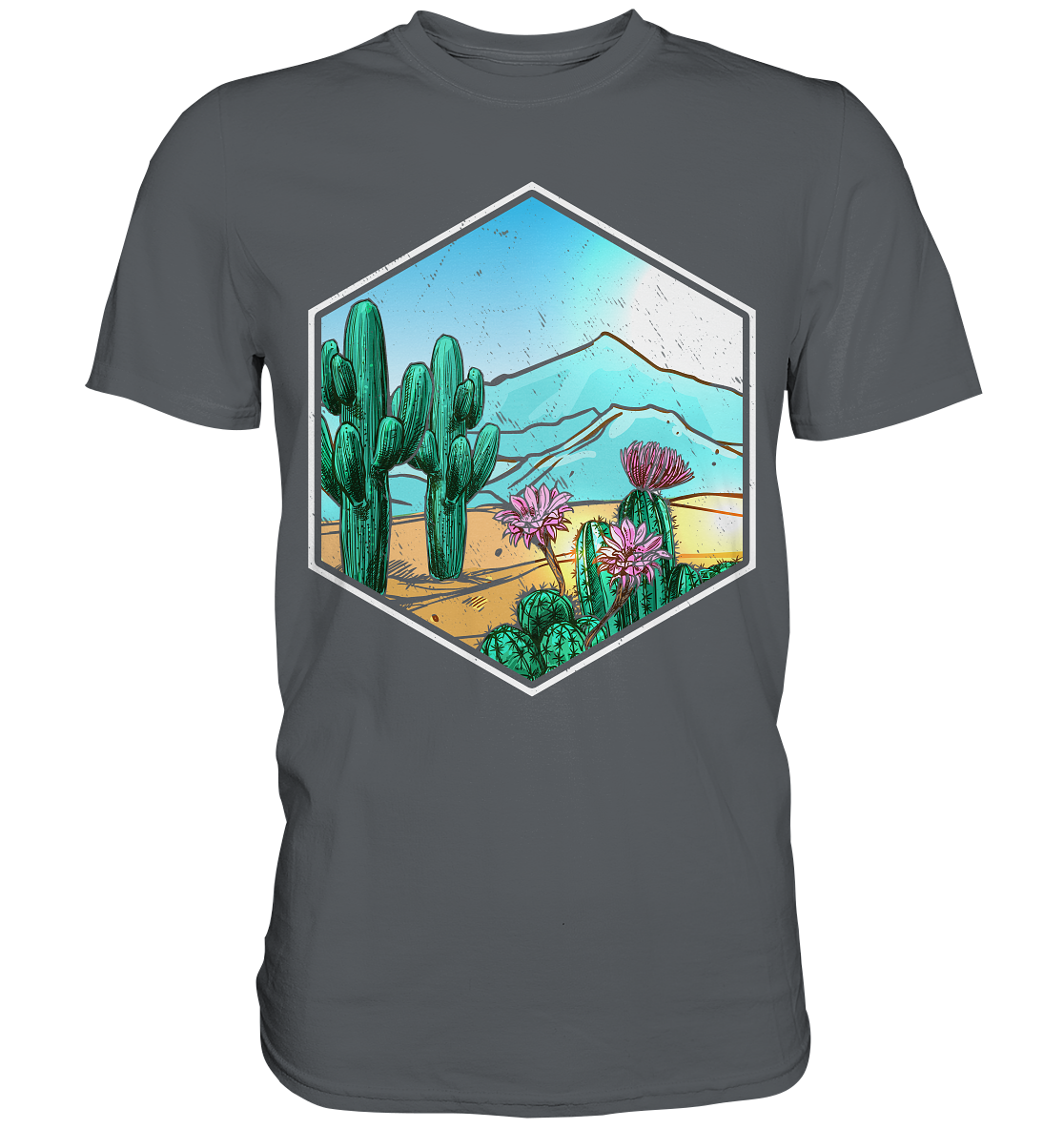 Wüste Sukkulenten Kakteen Pflanzen Kaktus T-Shirt