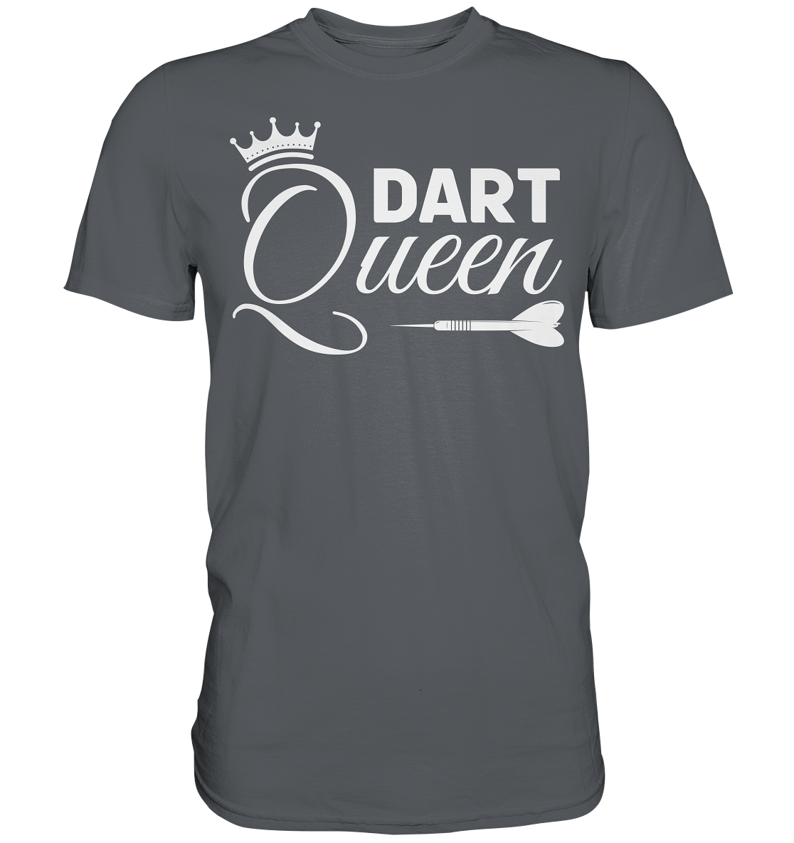 Dartspieler Königin Dartscheibe Dart Queen T-Shirt
