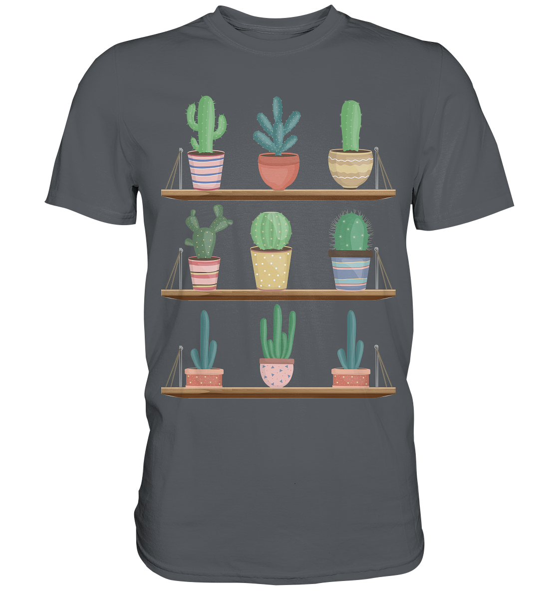 Kaktus Pflanzen Sukkulenten T-Shirt