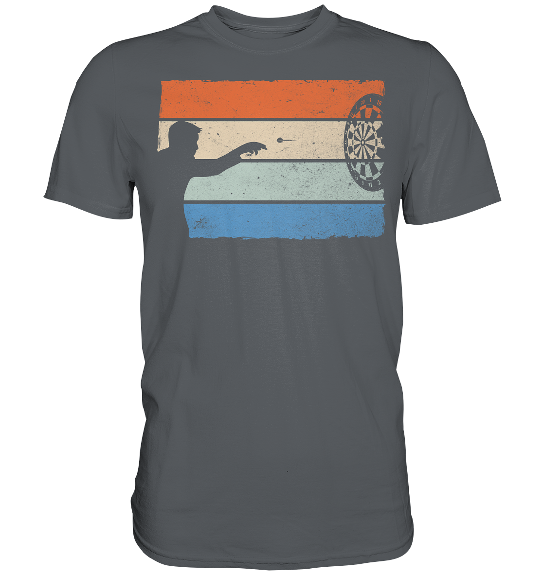 Vintage Dartpfeil Dartscheibe Dart T-Shirt