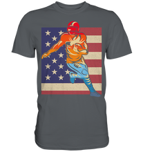 Laden Sie das Bild in den Galerie-Viewer, Amerikanische Flagge American Football T-Shirt
