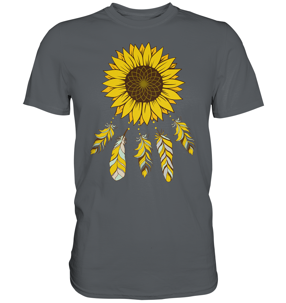 Traumfänger Sonnenblumen T-Shirt Garten Motiv Gärtner Geschenk