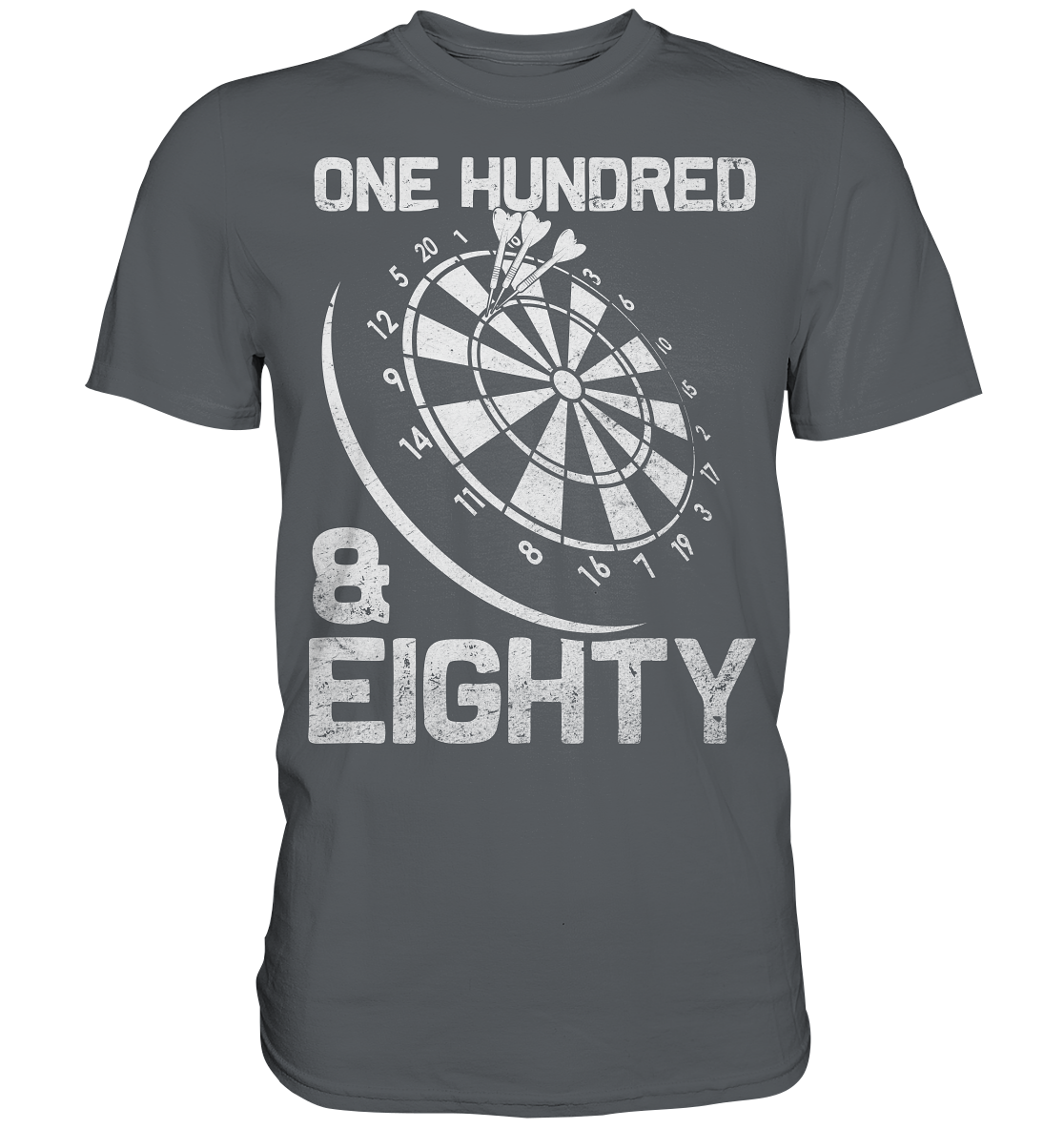 Darts 180 Triple 20 Dartscheibe einhundertachtzig T-Shirt