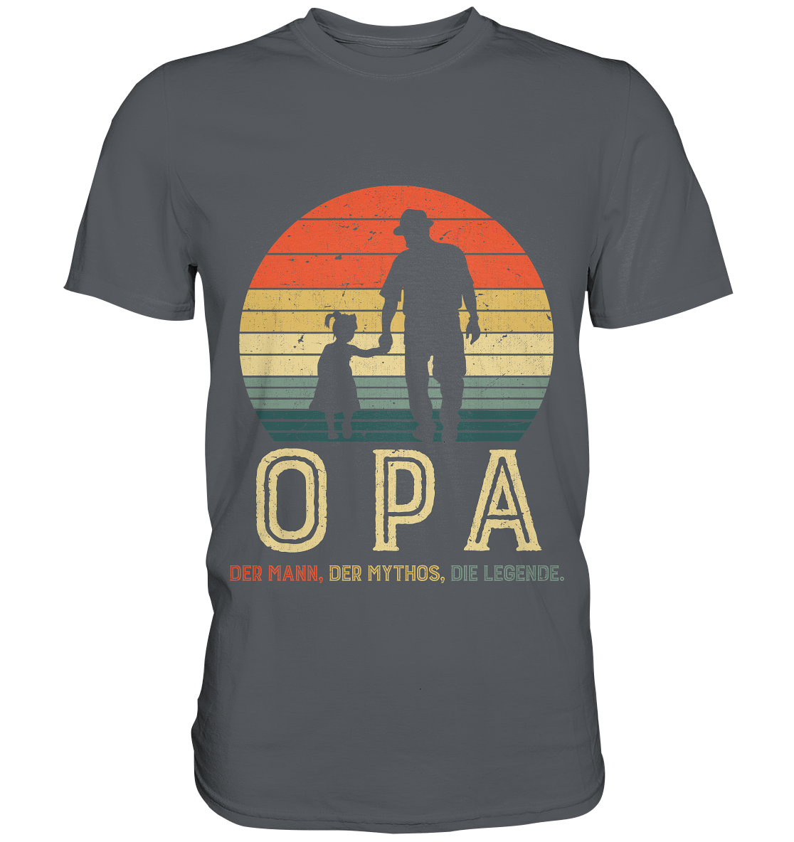 Opa und Enkelin Herren Premium T-Shirt