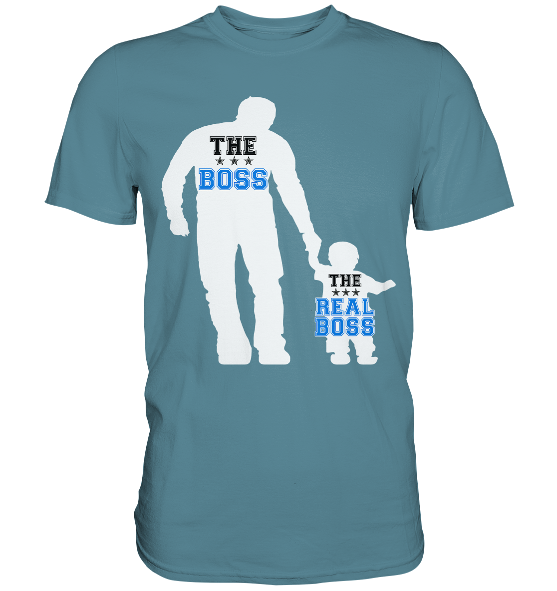 Vater und Sohn Real Boss Partner Herren Premium Shirt