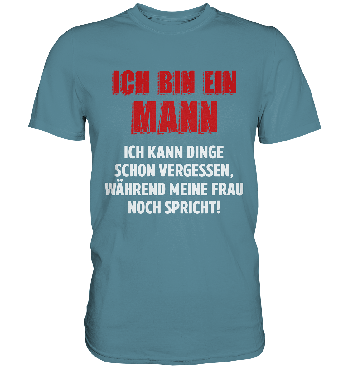 Ich bin nur ein Mann T-Shirt Lustige Vatertag Geschenkidee Papa