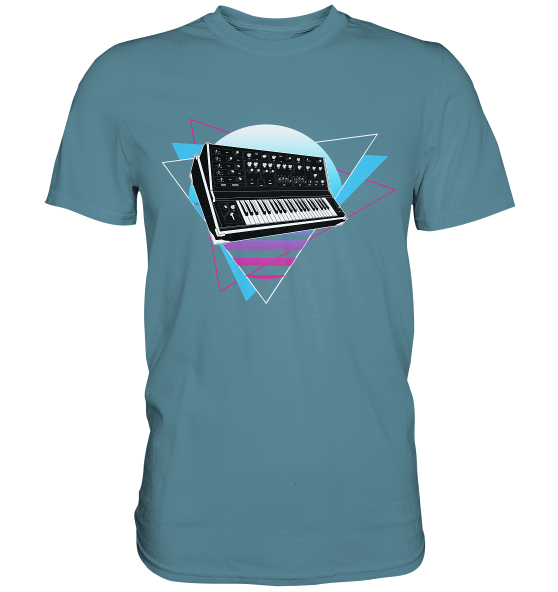 Modularer Synthesizer Analog Vaporwave Techno T-Shirt