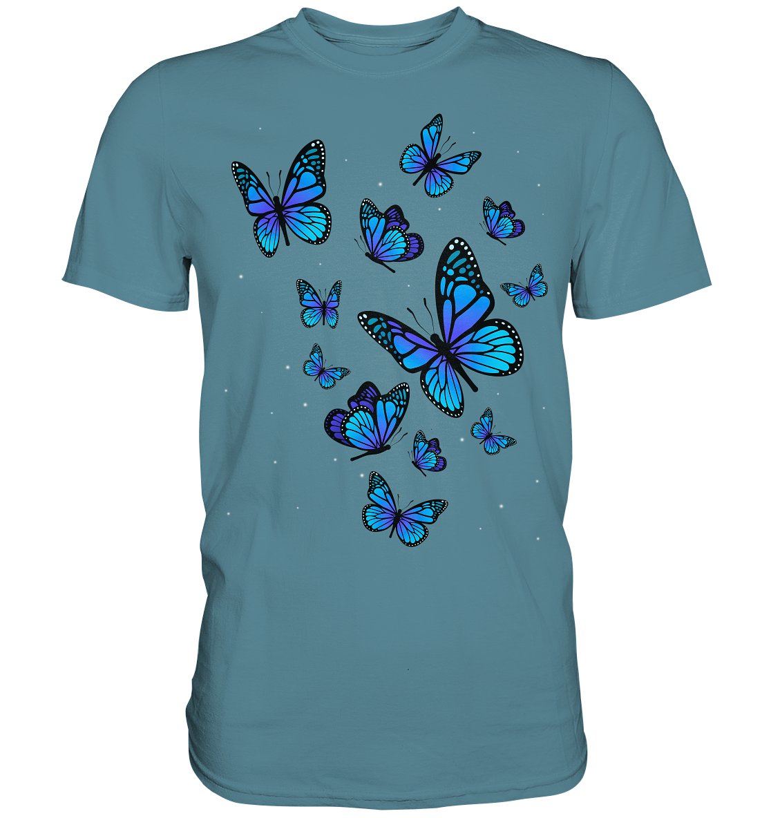 Blaue Schmetterlinge T-Shirt