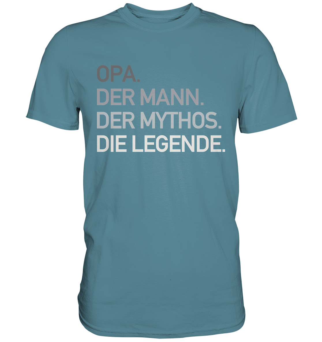 Opa Mann Mythos Legende T-Shirt Vatertag Geschenkidee