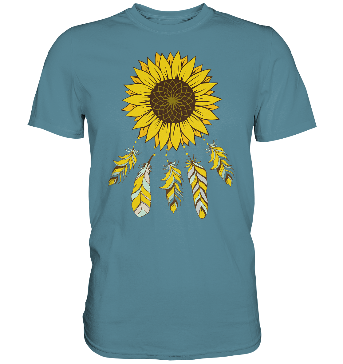 Traumfänger Sonnenblumen T-Shirt Garten Motiv Gärtner Geschenk