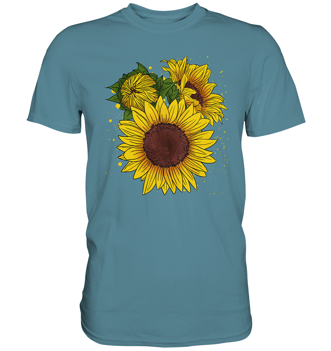 Sonnenblumen Shirt Garten Geschenk Gärtner