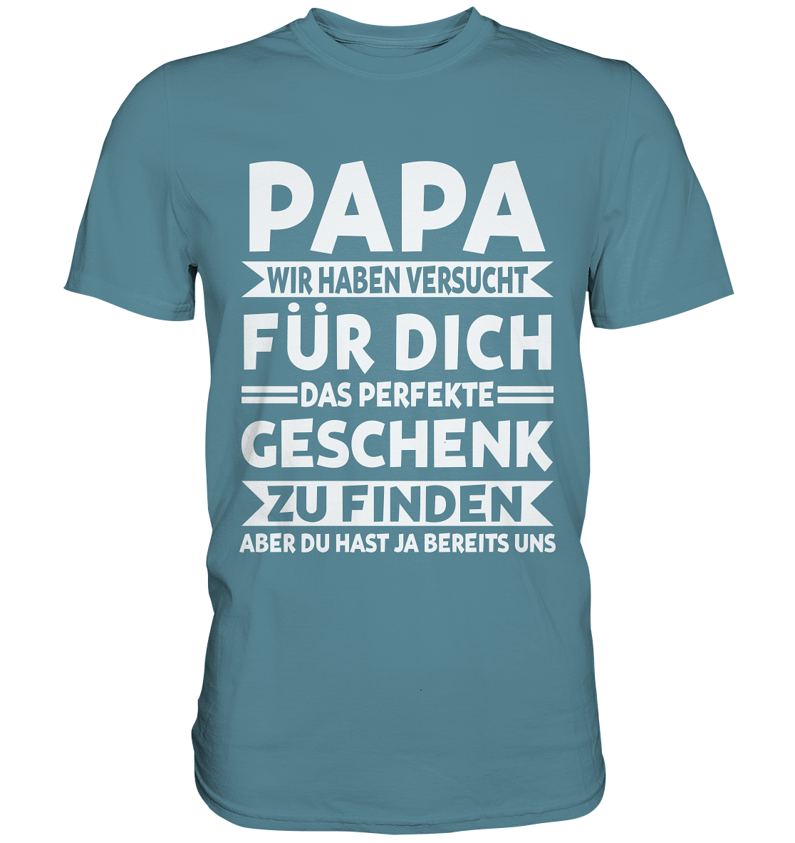 Papa Geschenk Vatertag Kinder Vater T-Shirt