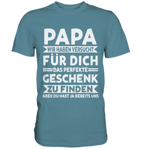 Papa Geschenk Vatertag Kinder Vater T-Shirt