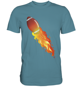 American Football Flammen T-Shirt