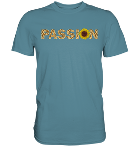 Passion Sonnenblumen T-Shirt Leidenschaft Gärtner Geschenk Garten