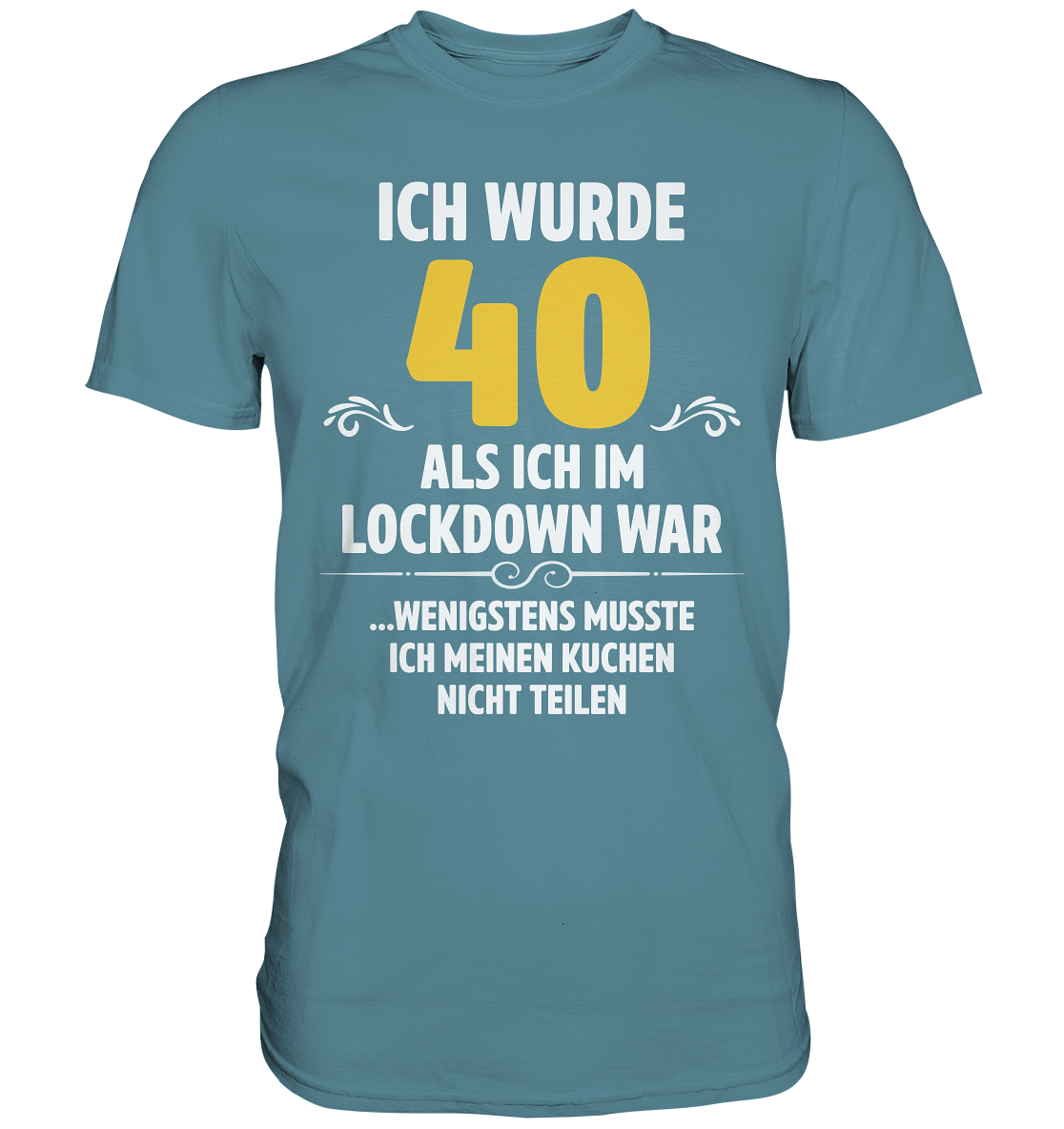 Lockdown personalisiertes Männer Frauen Geburtstag T-Shirt mit Wunschzahl