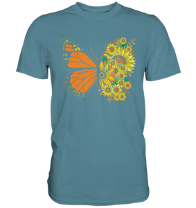 Schmetterling Sonnenblumen T-Shirt Garten Gärtner Geschenk