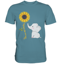 Laden Sie das Bild in den Galerie-Viewer, Elefant Sonnenblumen T-Shirt Gärtner Geschenk
