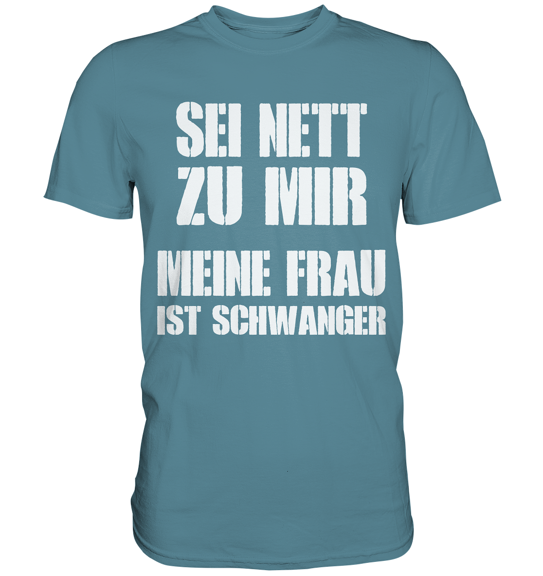 Meine Frau ist Schwanger Herren Premium T-Shirt