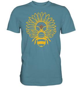 Bienen Sonnenblumen T-Shirt Imker Garten Motiv Gärtner Geschenk